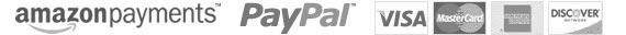 Payments Accepted - Paypal, Visa, Mastercard, American Express and Discover